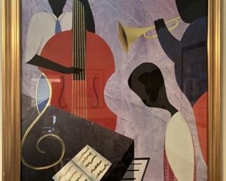 Jazz framed art