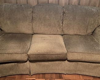 Another light brown sofa - straight back