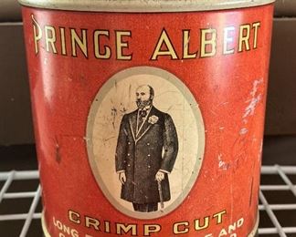 Vintage Prince Albert tobacco can