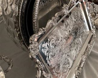 Silverplate trays