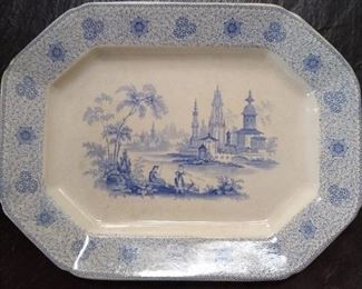 Antique English platter.