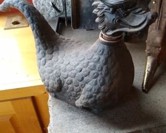Dragon cast iron wood stove humidifier.