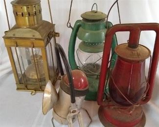 More antique lanterns.
