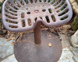 Tractor seat stool.