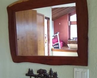 Beautiful rustic mirror.