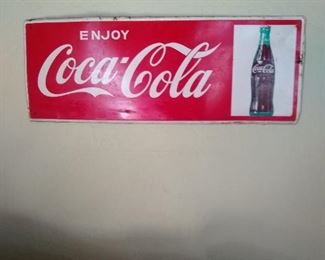 Original 1950s 1960s Coca-Cola sign