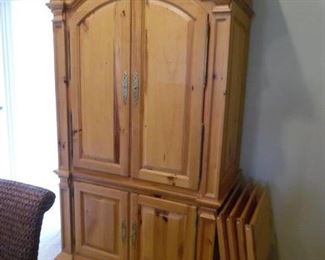 Tall Pine Bar with  storage