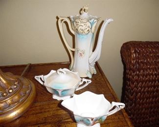 Antique Chocolate set