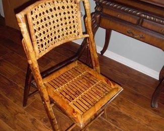Folding Cane Chair
