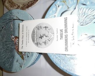 Twelve Days of Christmas Plates