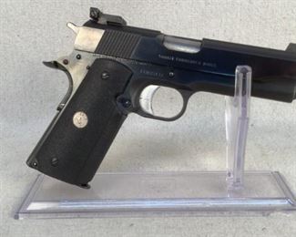 Serial - FC03513E
Mfg - Colt
Model - MK IV Combat Commander
Caliber - 45 Auto
Barrel - 4.25"
Capacity - 7+1
Type - Pistol
Located in Chattanooga, TN
Condition - 3 - Light Wear
This is a Colt MK IV Combat Commander series 80 with upgraded night sights and an oversized safety selector