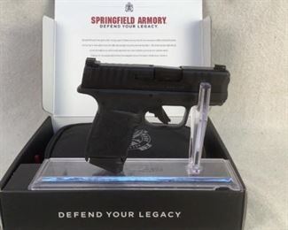 Serial - BA173199
Mfg - Springfield Armory
Model - Hellcat Pistol
Caliber - 9mm Luger
Barrel - 3"
Capacity - 11+1
Magazines - 2
Type - Pistol
Located in Chattanooga, TN
Condition - 1 - New
The Springfield Armory Hellcat is one of the most popular carry pistols of the past few years, mainly in part due to it's micro size and impressive round count. The extended magazine that comes with this pistol increases the round count from 11 up to 13+1, an impressive feat for such a small pistol.