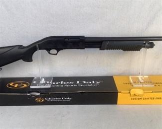 Serial - 20PA12V-2200
Mfg - Charles Daly Honcho
Model - XL Pump Shotgun
Caliber - 12 Gauge
Barrel - 18.5"
Capacity - 5+1
Type - Shotgun, Pump Action
Located in Chattanooga, TN
Condition - 1 - New
The Charles Daly Honcho XL is an ideal shotgun for those in need of a quality home defense shotgun, featuring an 18.5" barrel and black synthetic furniture.