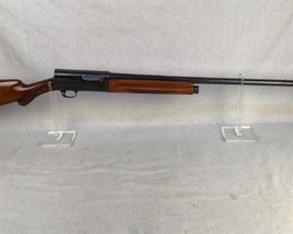 Serial - 361
Mfg - Belgian Browning
Model - A5 Magnum Shotgun
Caliber - 12 Gauge
Barrel - 31.5"
Capacity - 4+1
Type - Shotgun, Semi Automatic
Located in Chattanooga, TN
Condition - 3 - Light Wear
This lot contains a Belgian manufactured Browning A5 Magnum shotgun, sought after by collectors nationwide. This shotgun features a wooden foreend/stock as well as a blued finish.