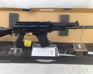 Serial - MK2019663
Mfg - JTS
Model - M12AK Shotgun
Caliber - 12 Gauge
Barrel - 18.7"
Capacity - 5+1
Magazines - 2
Type - Shotgun, Semi Automatic
Located in Chattanooga, TN
Condition - 1 - New
This lot contains one new in box JTS M12AK shotgun chambered in 12 Gauge. This shotgun was designed and built on the AK platform, meaning it is piston ran. This shotgun has a picatinny dust cover for mounting optics of your choice and comes with 2 magazines.