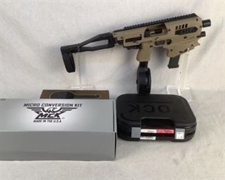 Serial - BPDY900
Mfg - Glock 19 Gen5 w/ CAA
Model - MCK & 50rd Drum
Caliber - 9mm Luger
Barrel - 4.02"
Capacity - 15+1
Magazines - 3
Type - Pistol
Located in Chattanooga, TN
Condition - 1 - New
This is a package lot containing a FDE Glock 19 Gen 5 with a CAA MCX in FDE, as well as a RWB 50 round drum. This is an excellent package for those who want an extremely reliable pistol with the ability to turn your pistol into a pistol package with the ability to mount other accessories.