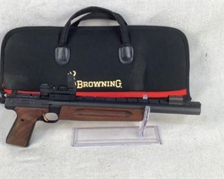 Serial - 655NZ13091
Mfg - Browning Buck Mark
Model - Unlimited Match Pistol
Caliber - 22 Long Rifle
Barrel - 14"
Capacity - 10
Magazines - 2
Type - Pistol
Located in Chattanooga, TN
Condition - 3 - Light Wear
This is a Browning Buck Mark Unlimited Match pistol featuring a heavy contour, 14" barrel, hooded front sight, and a Browning branded red dot sight. The red dot needs a new battery and this pistol comes with a browning soft case.