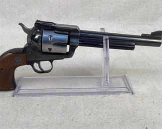 Serial - 33-92168
Mfg - Ruger
Model - New Model Blackhawk
Caliber - 357 Magnum
Barrel - 6.5"
Capacity - 6
Type - Revolver, Single Action
Located in Chattanooga, TN
Condition - 3 - Light Wear
This lot contains a Ruger New Model Blackhawk chambered in 357 Magnum. These revolvers have always been extremely popular for target shooting and hunting alike. These revolvers are well known for being overbuilt, thus the reputation of being extremely robust. This particular example retains a decent amount of it's bluing and features wooden Ruger grips