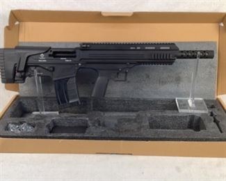 Serial - 12BD20-0815
Mfg - American Tactical
Model - Bull-Dog Tactical Shotgun
Caliber - 12GA
Barrel - 18.5"
Capacity - 5+1
Magazines - 1
Type - Shotgun, Semi Automatic
Located in Chattanooga, TN
Condition - 2 - Like New, In Box
This lot contains a like new in box American Tactical Bull-Dog bullpup 12 Gauge shotgun, ideal for competition use or possibly home defense. This shotgun's bullpup design ensures you to have the smallest possible package while staying within the legal barrel length. This shotgun comes with the factory box and accessories.