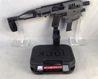 Serial - BSHH766
Mfg - Glock 17 Gen 5 w/
Model - CAA MCK Chassis & 50rd
Caliber - Drum
Barrel - 4.49"
Capacity - 17+1
Magazines - 3
Type - Pistol
Located in Chattanooga, TN
Condition - 1 - New
This is a package containing a Glock 17 Gen 5 new in box with a CAA MCK Chassis and a 50 round RWB drum. This is the perfect package for those who want the ability to have an extremely high quality handgun, while also having the ability to mount picatinny mounted optics and accessories, with increased stability.