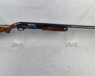 Serial - DU820524
Mfg - Remington 870
Model - Magnum Ducks Unlimited
Caliber - "The River"
Barrel - 30"
Capacity - 2+1
Type - Shotgun, Pump Action
Located in Chattanooga, TN
Condition - 3 - Light Wear
This lot contains a Remington Model 870 Magnum 12 Gauge Ducks Unlimited Special "The River" edition. This shotgun is in great condition and features a wooden stock and foreend with gorgeous engraving on both side of the receiver.