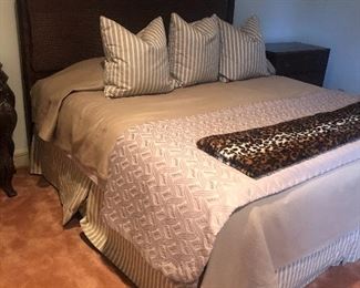 Beautiful king size bed with mattress