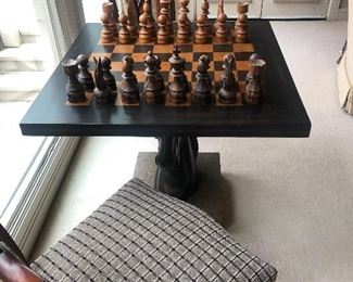  Very unique large chess set  From the 70’s 