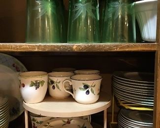 Vintage glasses, Mikasa Optima Fruit Rapture