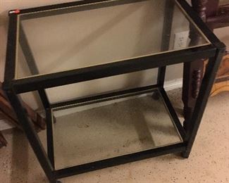 Glass & metal cart