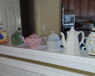 Very nice collection of teapots