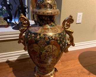 Cloisonne urn