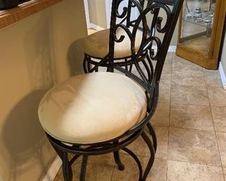 Two bar stools