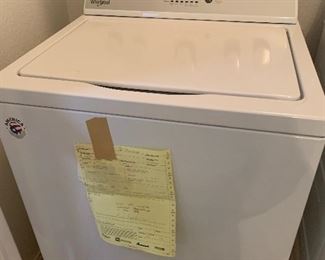 Whirlpool washing machine