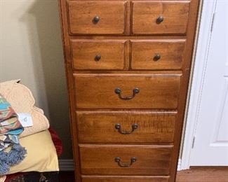 Tall Ethan Allen jewelry chest