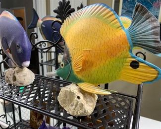 Tropical fish figurines