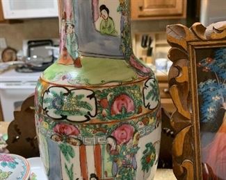 Japanese satsuma porcelain vase