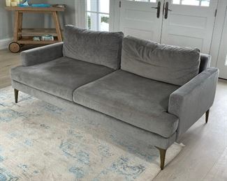 WEST ELM SETTEE | H. 27-1/2 X 78 X 40 in. 