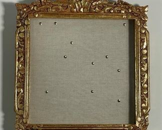 ANTHROPOLOGIE GILT CARVED SHADOWBOX FRAME | 23 X 20 in. 