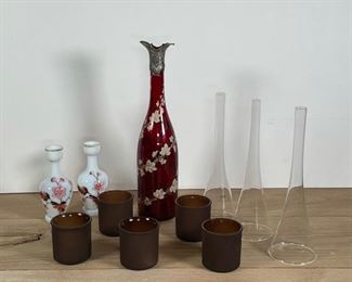ESTATE COLLECTION of GLASS | tallest 14 in. 