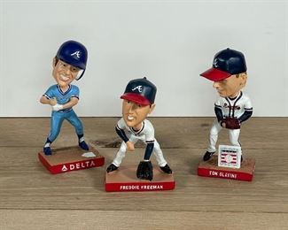 (3pc) BOBBLEHEAD BASEBALL PLAYERS | h. 7 in. 