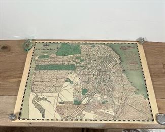 MAP of SAN FRANCISCO | Sutter Home Wine & Distilling Co.; 20 x 27 in. 