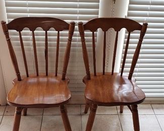 Maple chairs (3) 