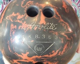 Vintage bowling ball