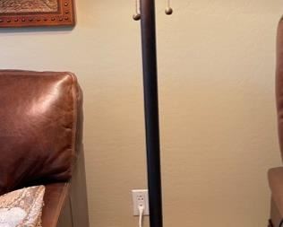 Mica Rustic Bronze Floor Lamp 60in h x 20.75in Diameter