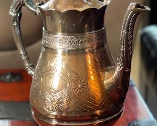 4pc Simpson Hall Miller & Co Tea Pot Set Lg Teapot: 13x9x5in