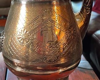 4pc Simpson Hall Miller & Co Tea Pot Set Lg Teapot: 13x9x5in