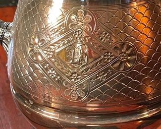 4pc Simpson Hall Miller & Co Tea Pot Set Lg Teapot: 13x9x5in