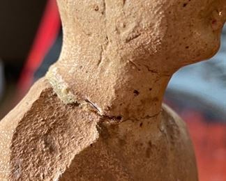 Antique Chinese Ceramic Statue 8.5in H