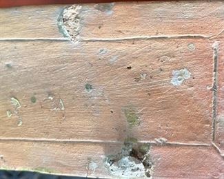 Antique Ming Dynasty Green Glazed Funerary Furniture Chest/Cabinet Chinese Cupboard 8x6x3in HxWxD