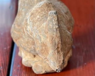 Primitive Antique Rooster 4x3x7.5in HxWxD